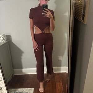 Arcina Ori Lexi Jumpsuit in Wine Size M NWT